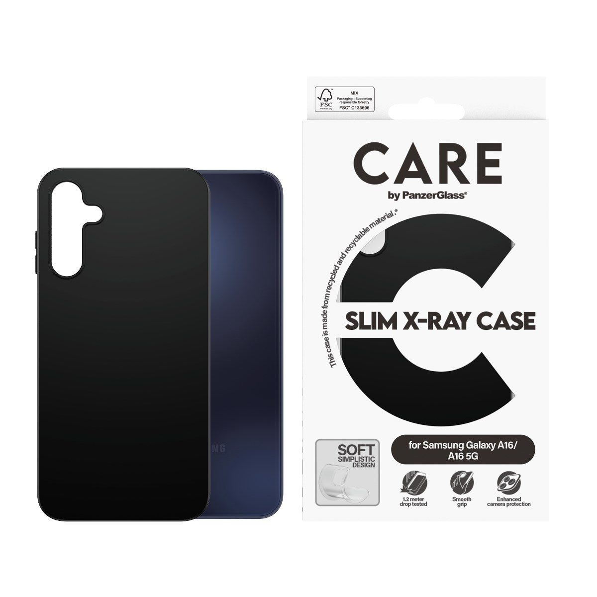 CARE by PanzerGlass® Fashionable Case Schwarz Samsung Galaxy A16 4G | A16 5G